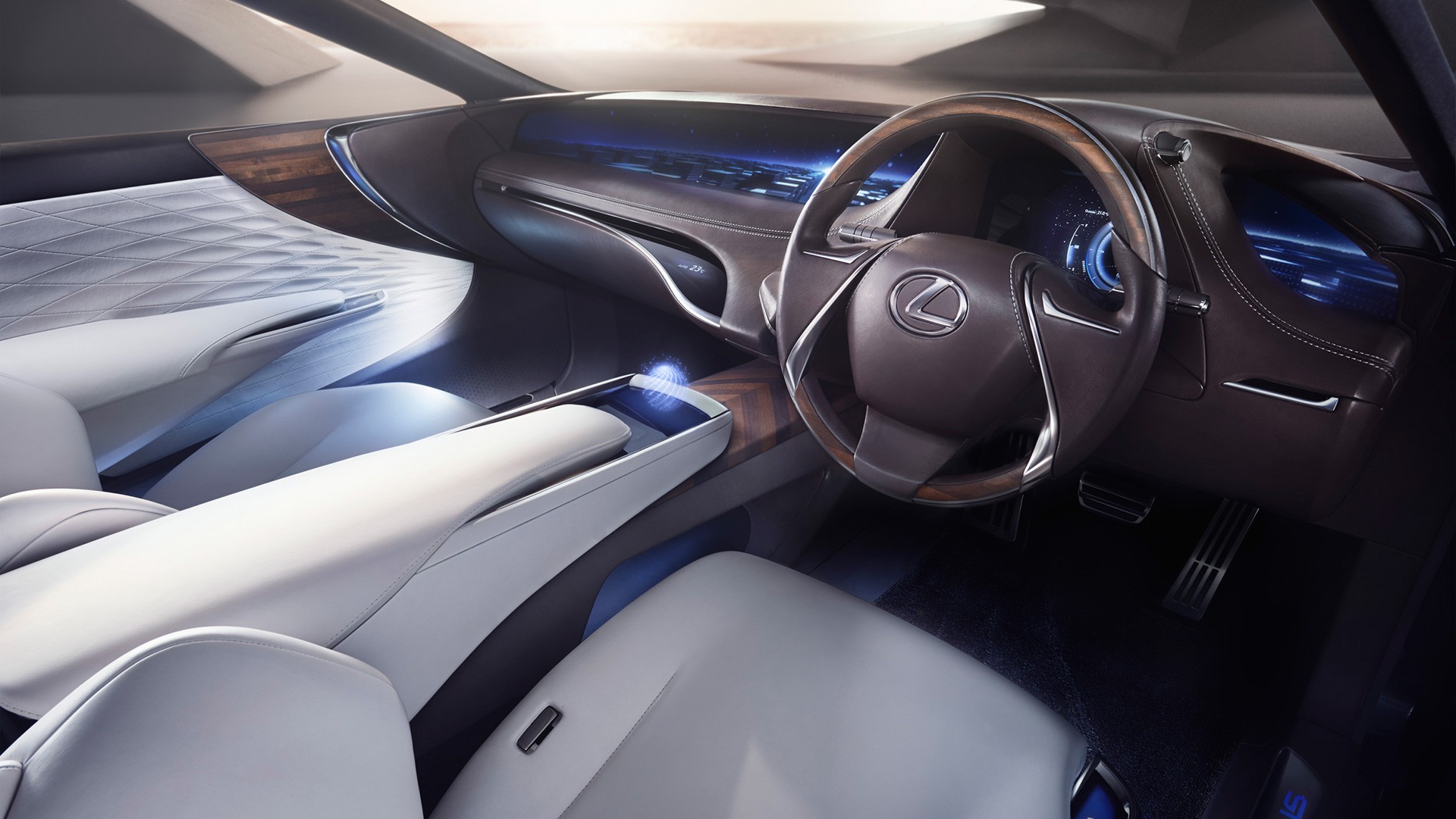 Lexus LF-FC interior dashboard
